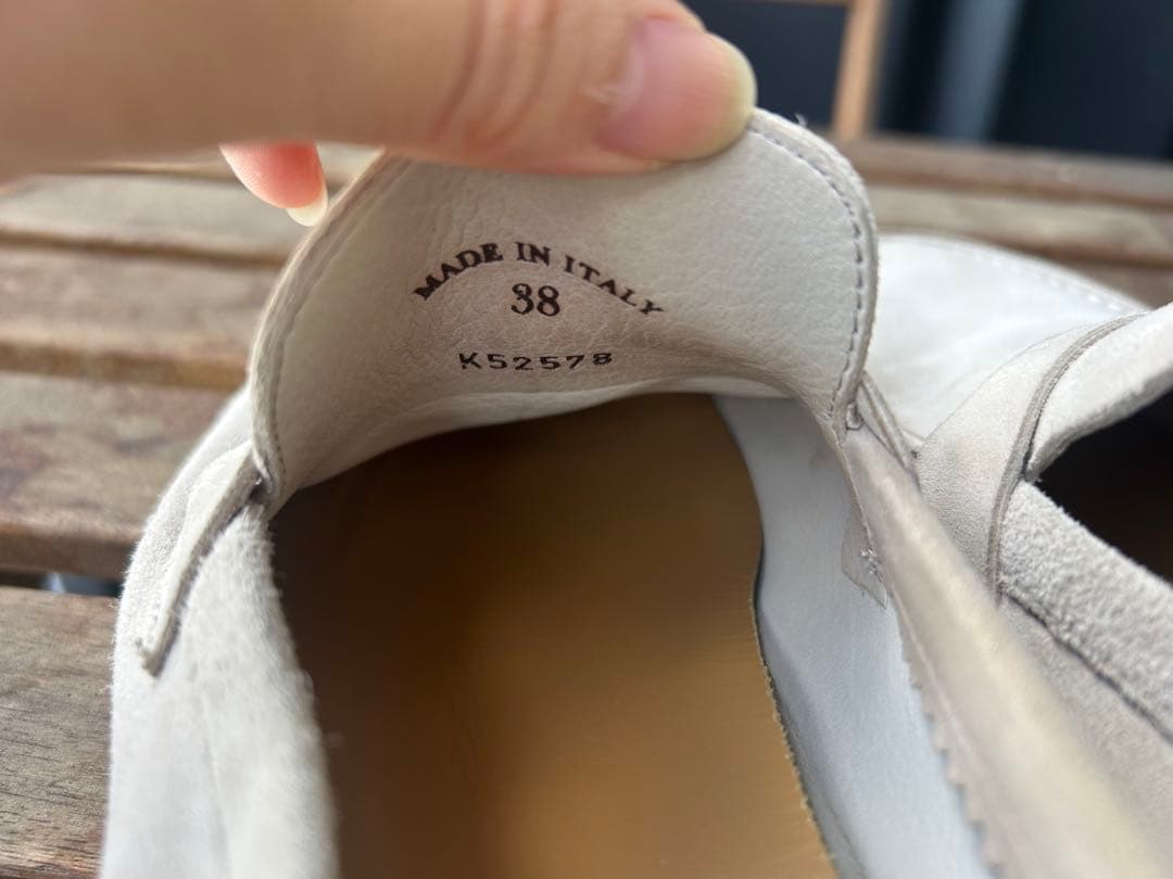 ロロピアーナ　サマー・チャーム・ウォーク・モカシン　グレージュ