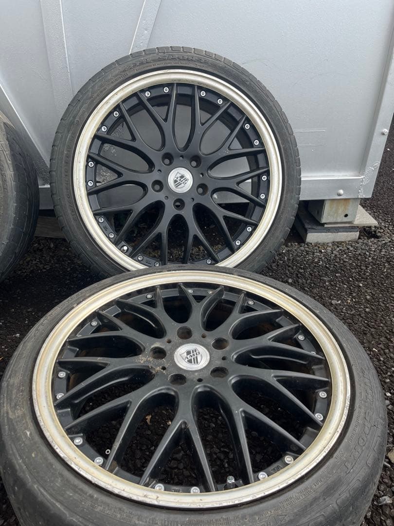 N*.様 18インチ ブラックホイールセット 4本