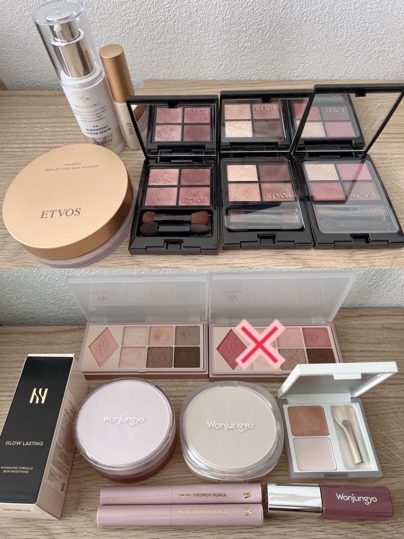 ETVOS & Wonjungyo アイシャドウパレットセット