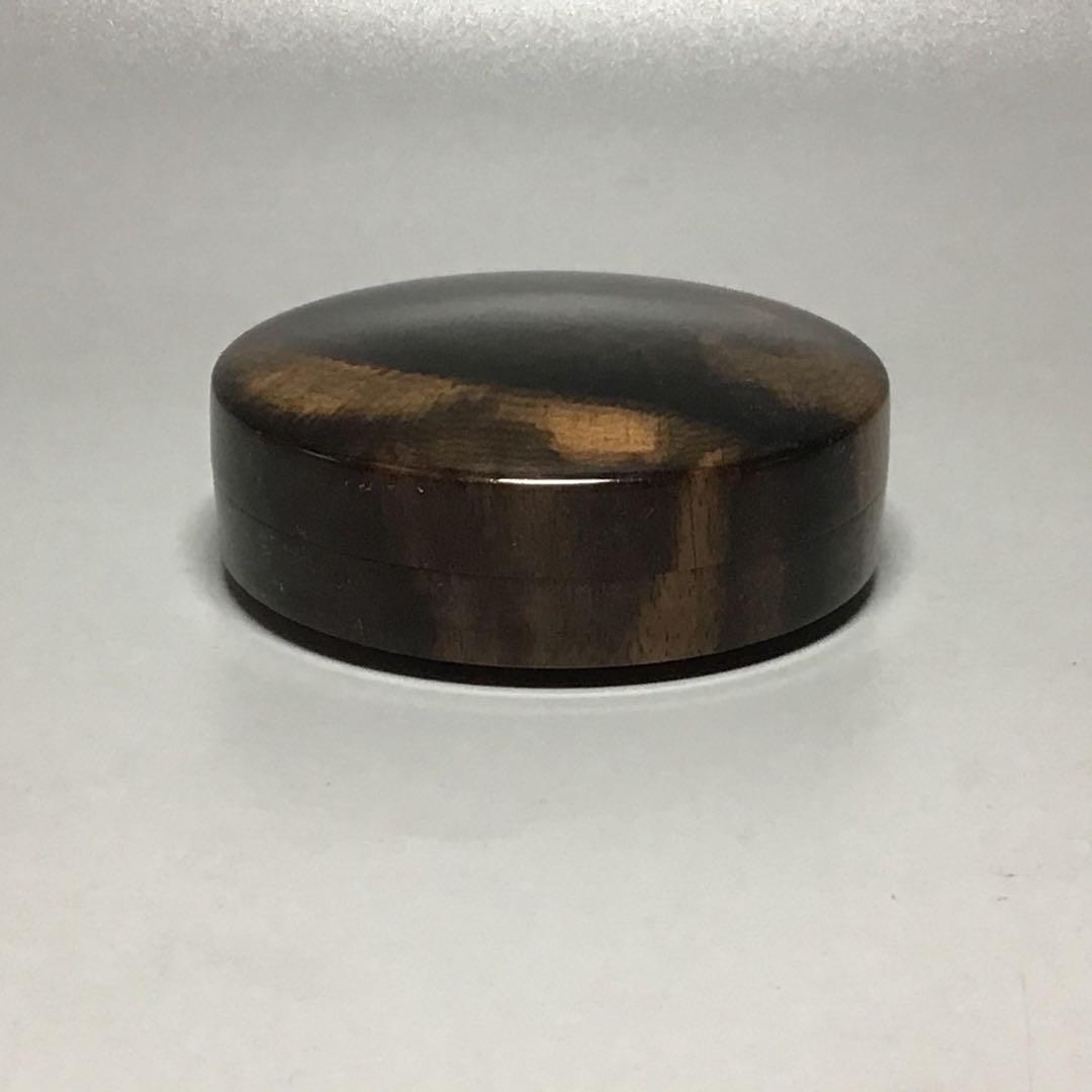 黒柿つくり　小物　ミニ食蘢　香合にも