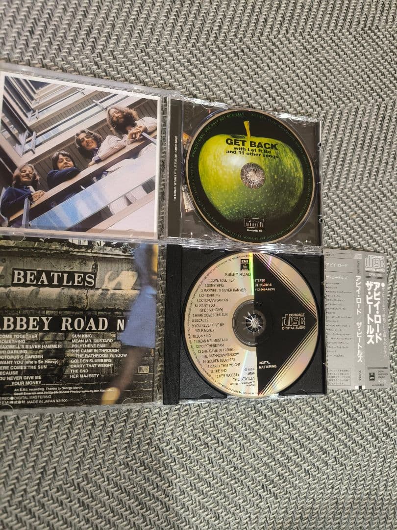 ビートルズ CD2枚 アビーロード ゲットバック