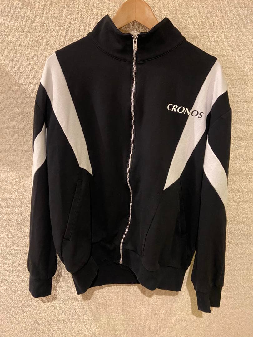 CRONOS ジップアップ トレーナー Mサイズ ブラック