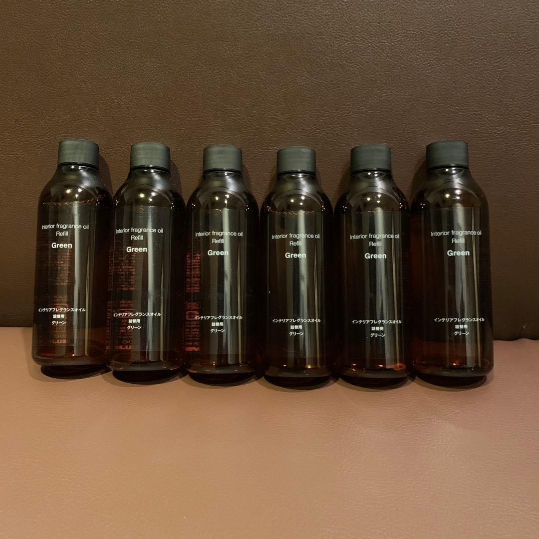 無印良品 インテリアフレグランスオイル グリーン 詰替用 6本セット