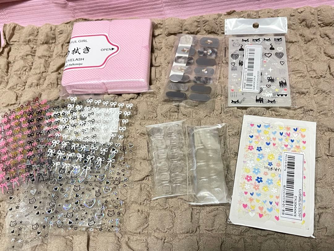 ネイルアート用品セット（and us UV-LEDライト付き）