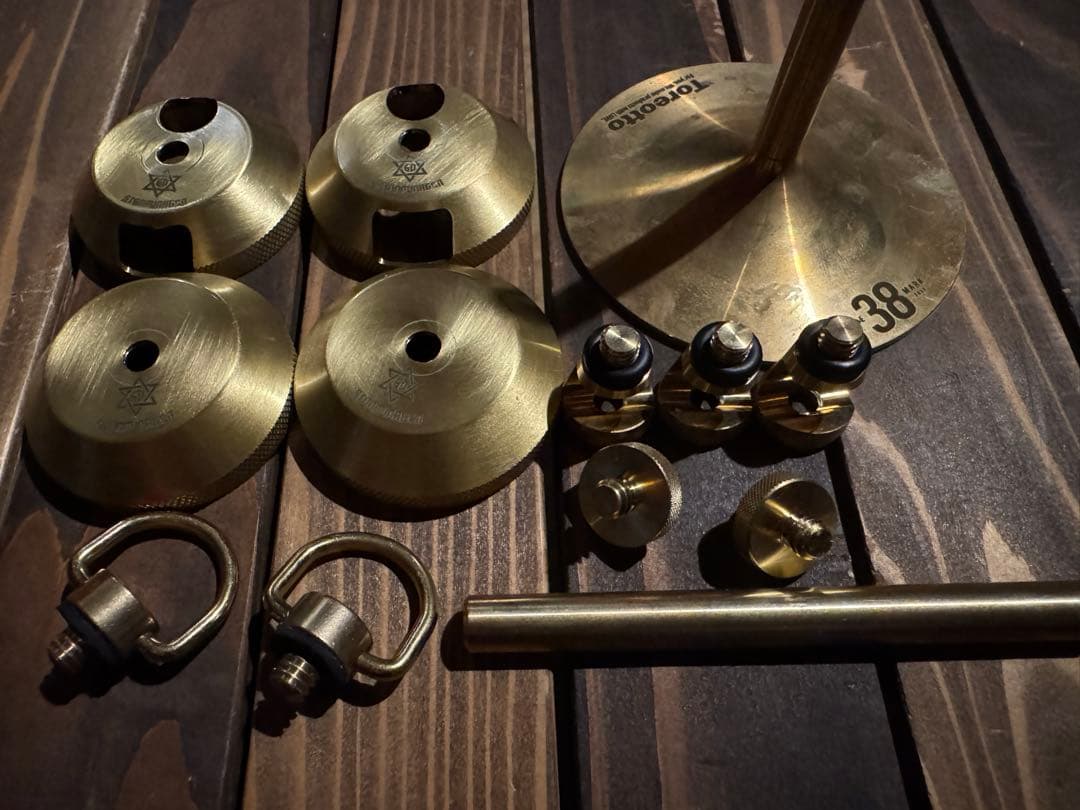 38explore ASINOBASE二股セット　38灯　真鍮製