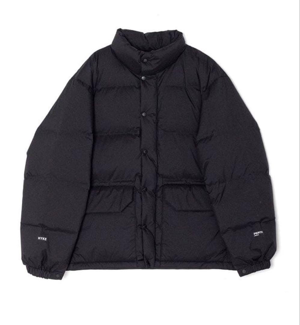 【新品 未使用】HYKE PERTEX DOWN JACKET size5 黒