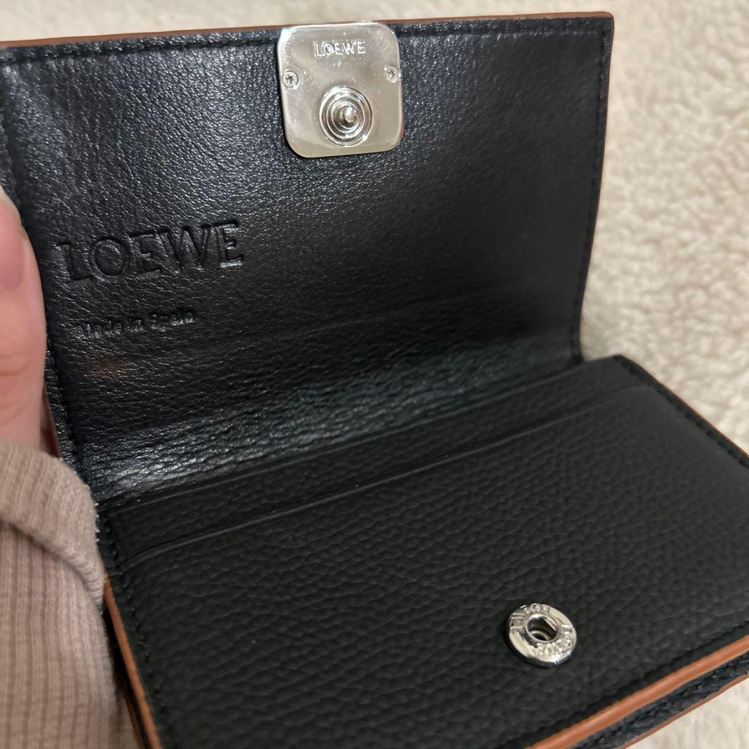 LOEWE 黒 レザー 名刺入れ