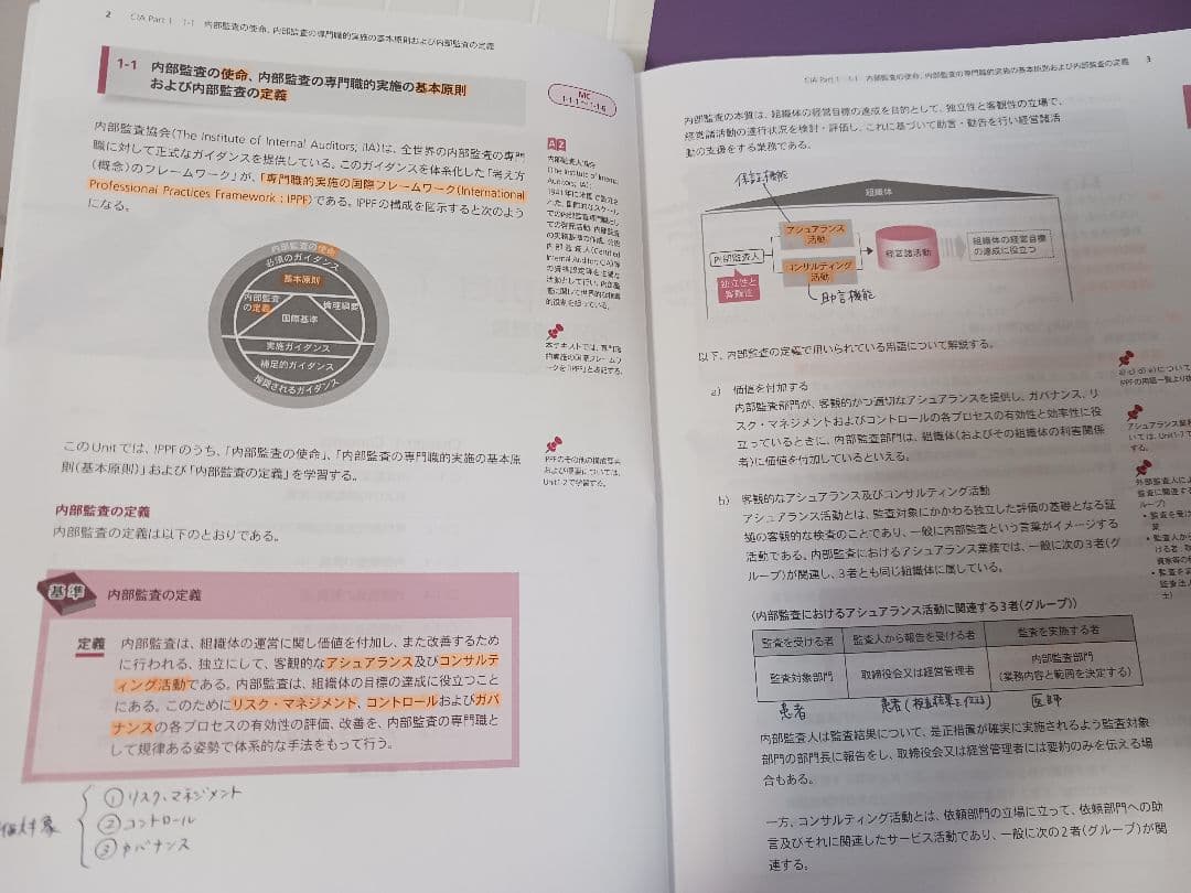 公認内部監査人　CIA　Abitusテキスト、MCカード （ver9.01）
