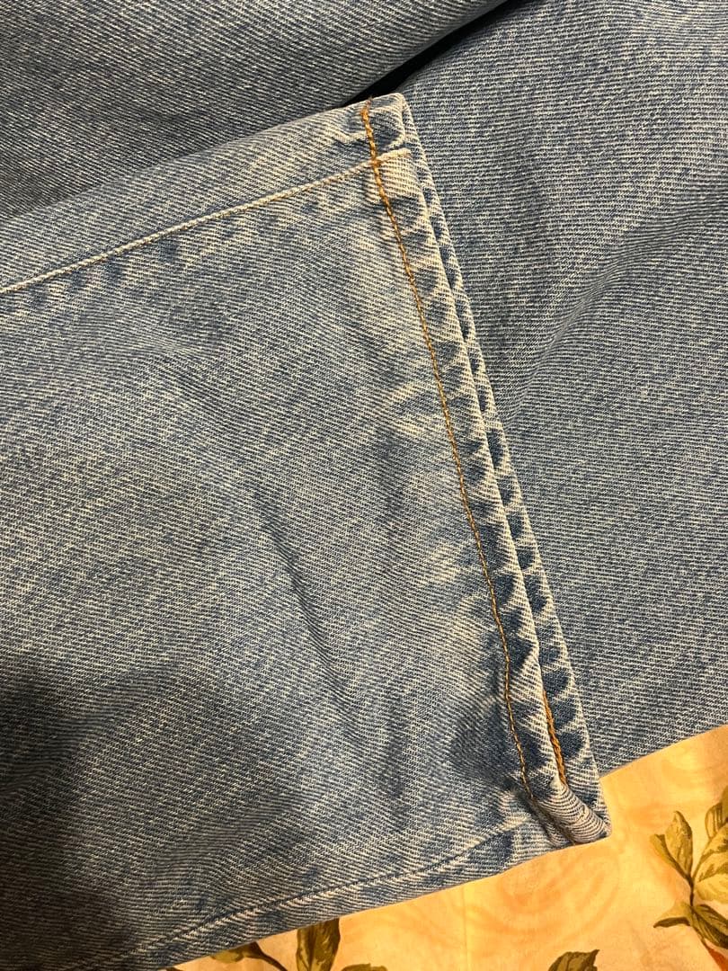 Supreme Baggy Jean 34インチWashed Blue 22FW