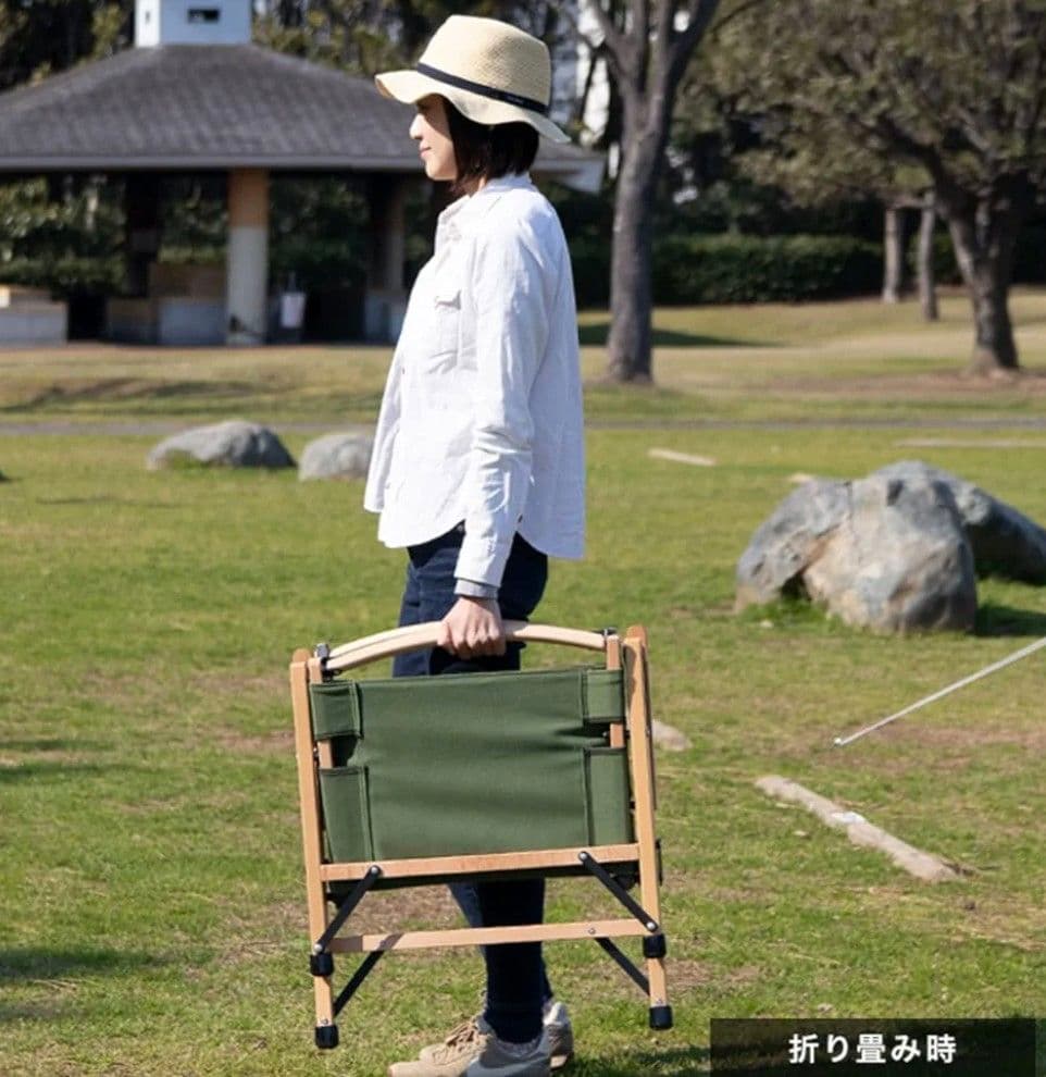 FIELDOOR フィールドア　アウトドアチェアー2個セット　キャンプチェアー