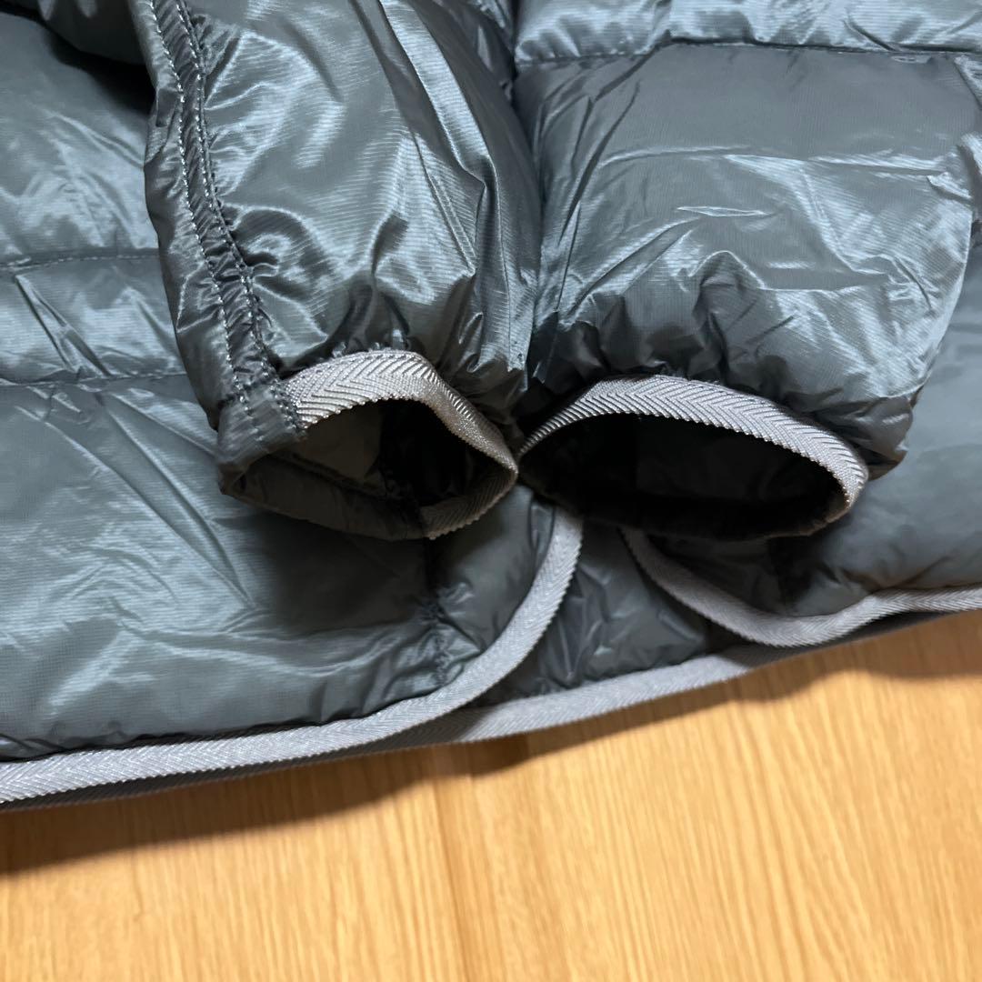 ノースフェイス パープルレーベル フィールドダウンカーディガン M グレー 美品