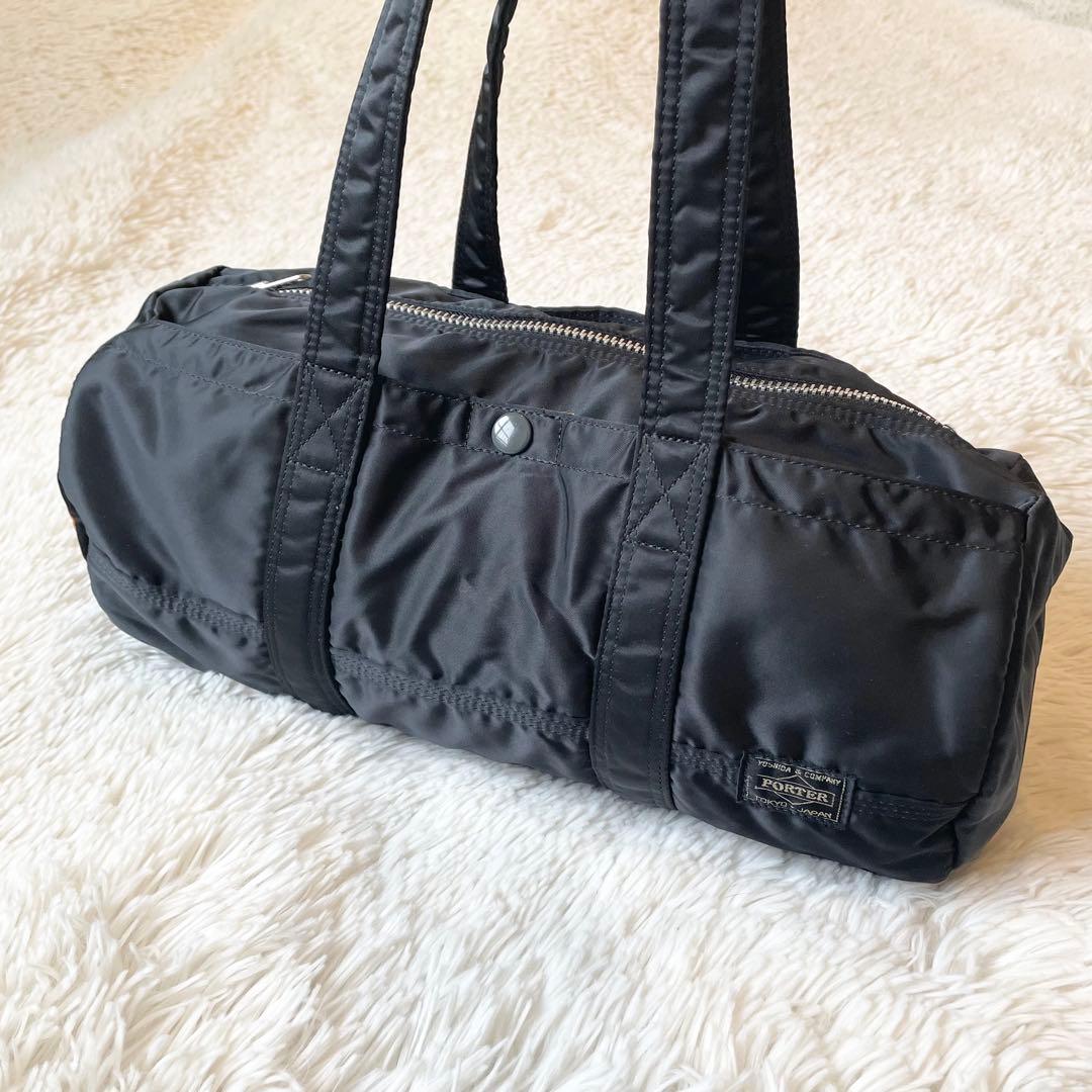 PORTER 吉田カバン タンカー ミニボストン ドラムバッグ ブラック 日本製