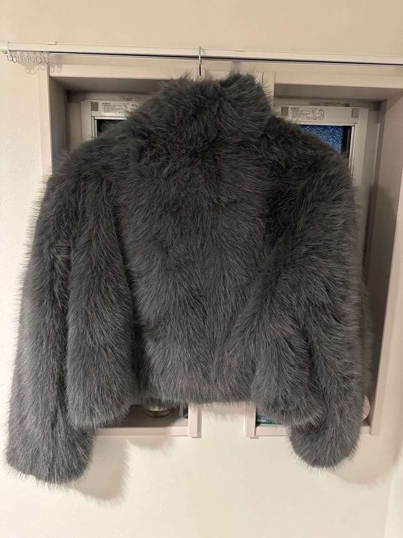 MOUSSY F/FUR STAND COLLAR ジャケット