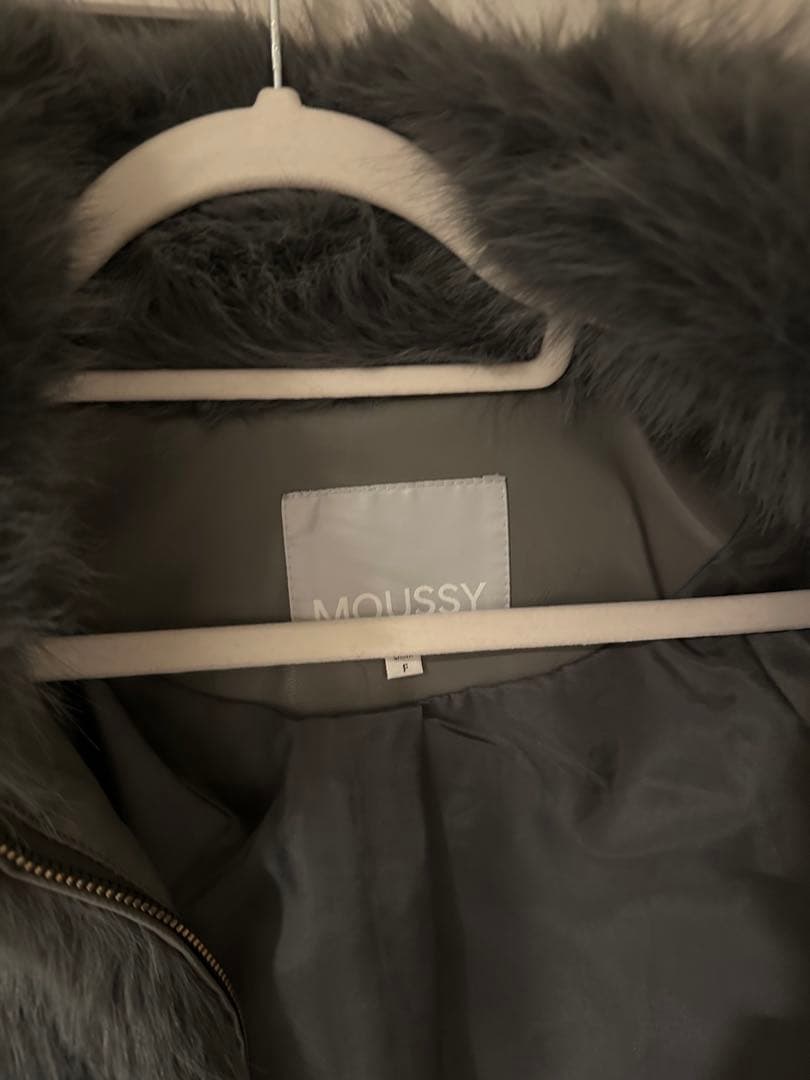 MOUSSY F/FUR STAND COLLAR ジャケット