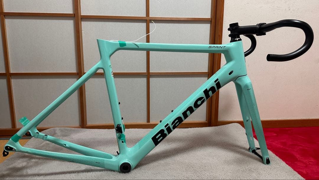 い*ん　Bianchisprint disc フレームセット