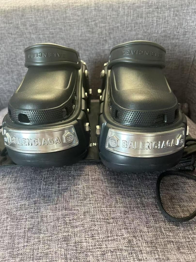 未使用 BALENCIAGA ×Crocs HARDCROCS サンダル 38