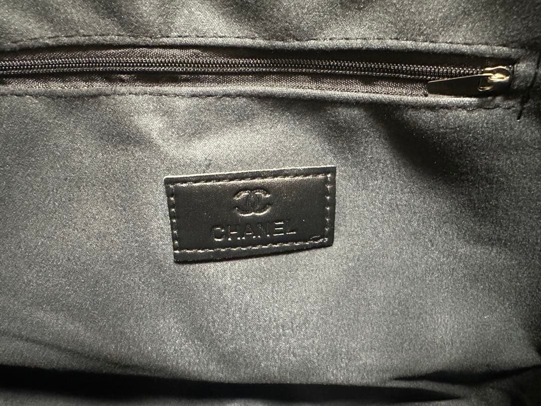 刺繍入り☆CHANEL☆ノベルティ肩掛けチェーンバッグトートバッグ未使用