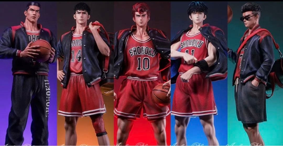 SLAM DUNK スラムダンク 5人セット フィギュア ガレージキット