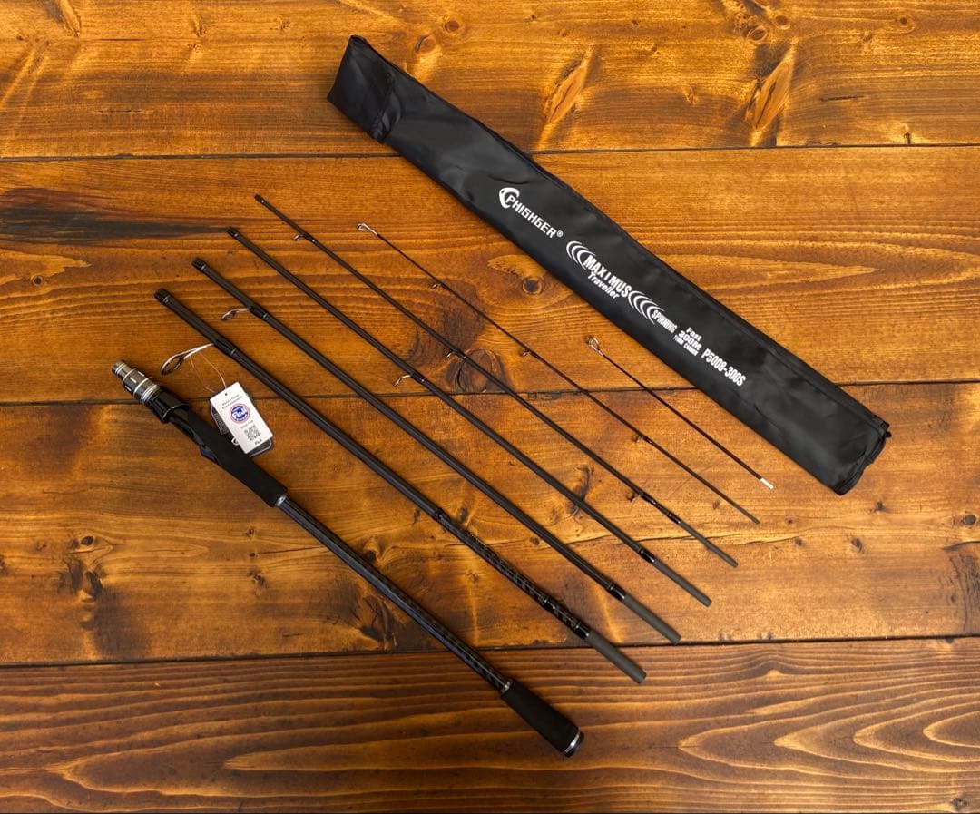 ライトショアジギング 10ft 3M パックロッド　ブラック　ショアジギング