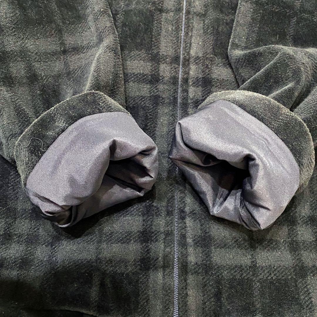 【呉様様】【大きいサイズ】バーバリー ゴルフ ギガチェック ベロア パーカー