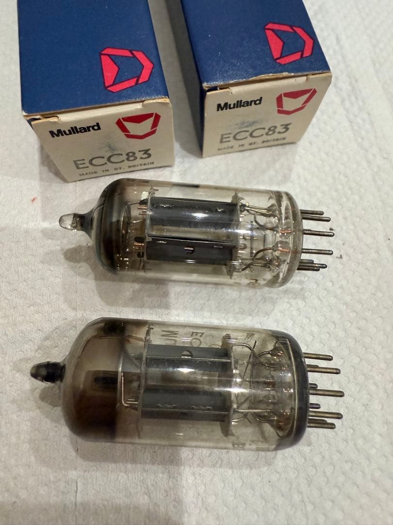 Mullard ECC83 真空管 2本セット