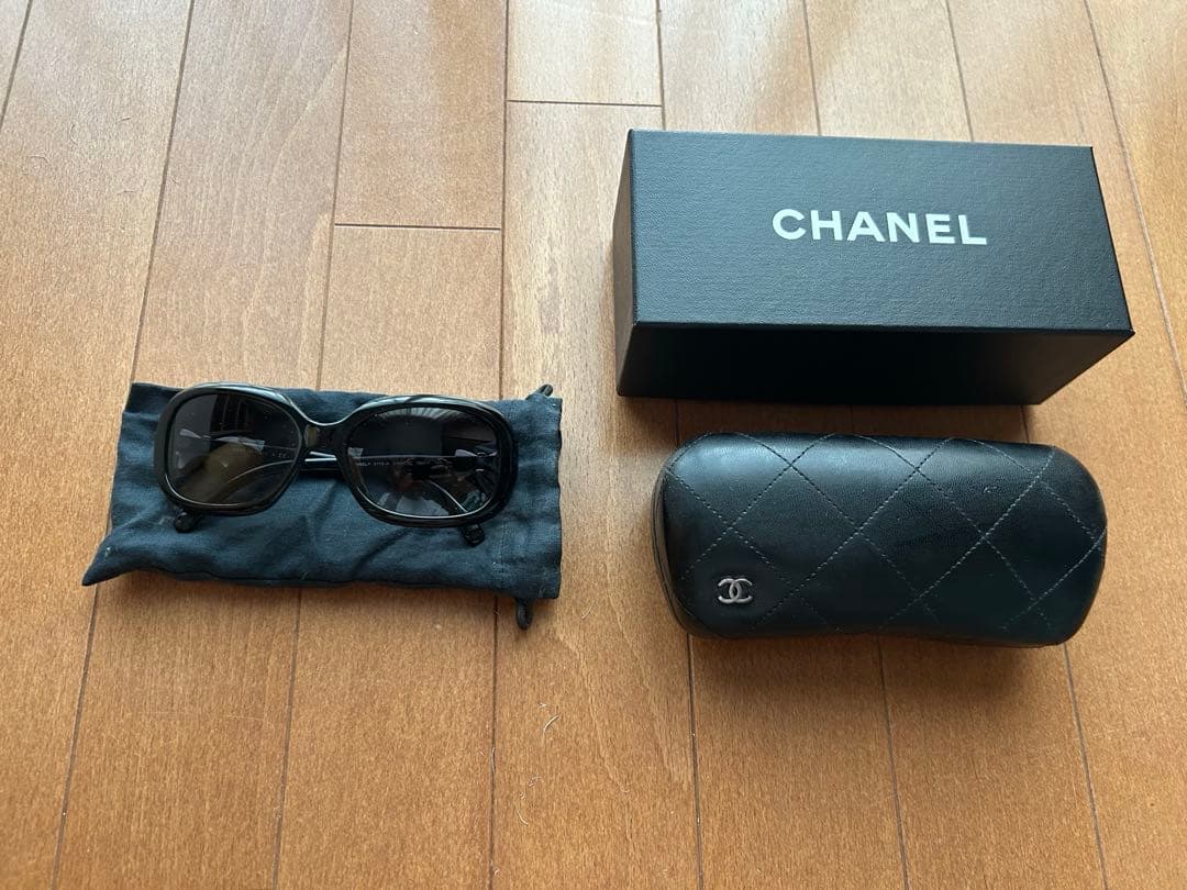 ★美品★ CHANEL リボン　サングラス箱、ケース、内袋、付き