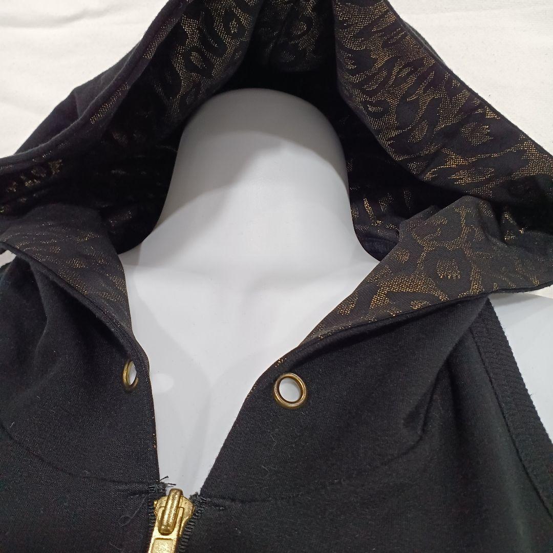 d.i.a. ノースリーブ 背中あき ビッグフード レオパード パーカー ダイヤ