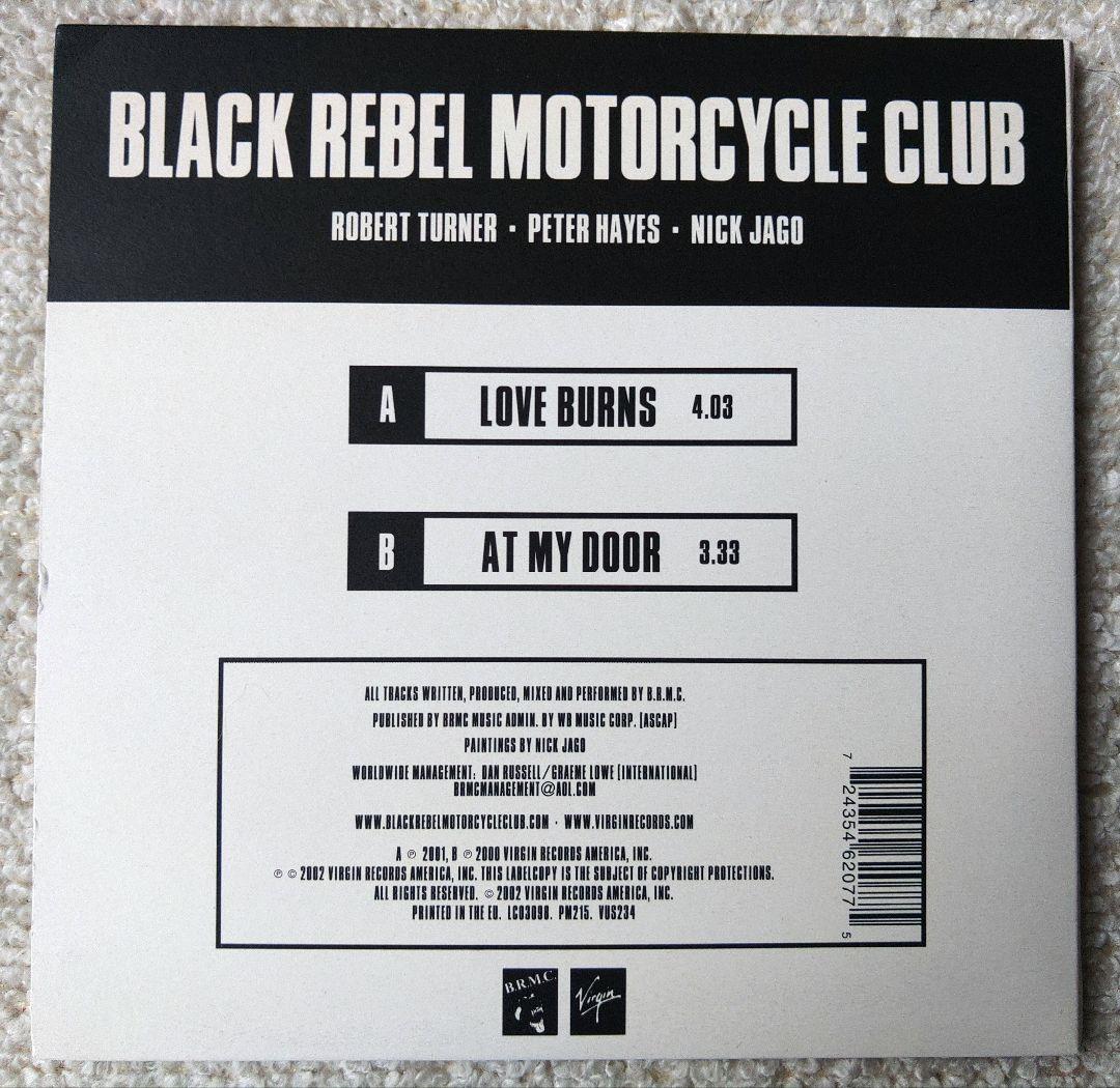 Black Rebel Motorcycle Club 7インチレコード