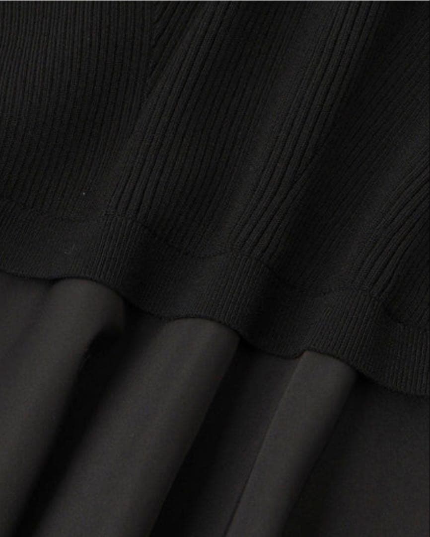 再値下げ！【アダムエロペ】ペプラムコンビニットプルオーバー　　新品未使用