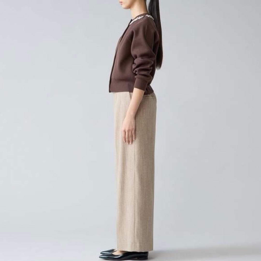 【TIARA】ビジューネックカーディガン