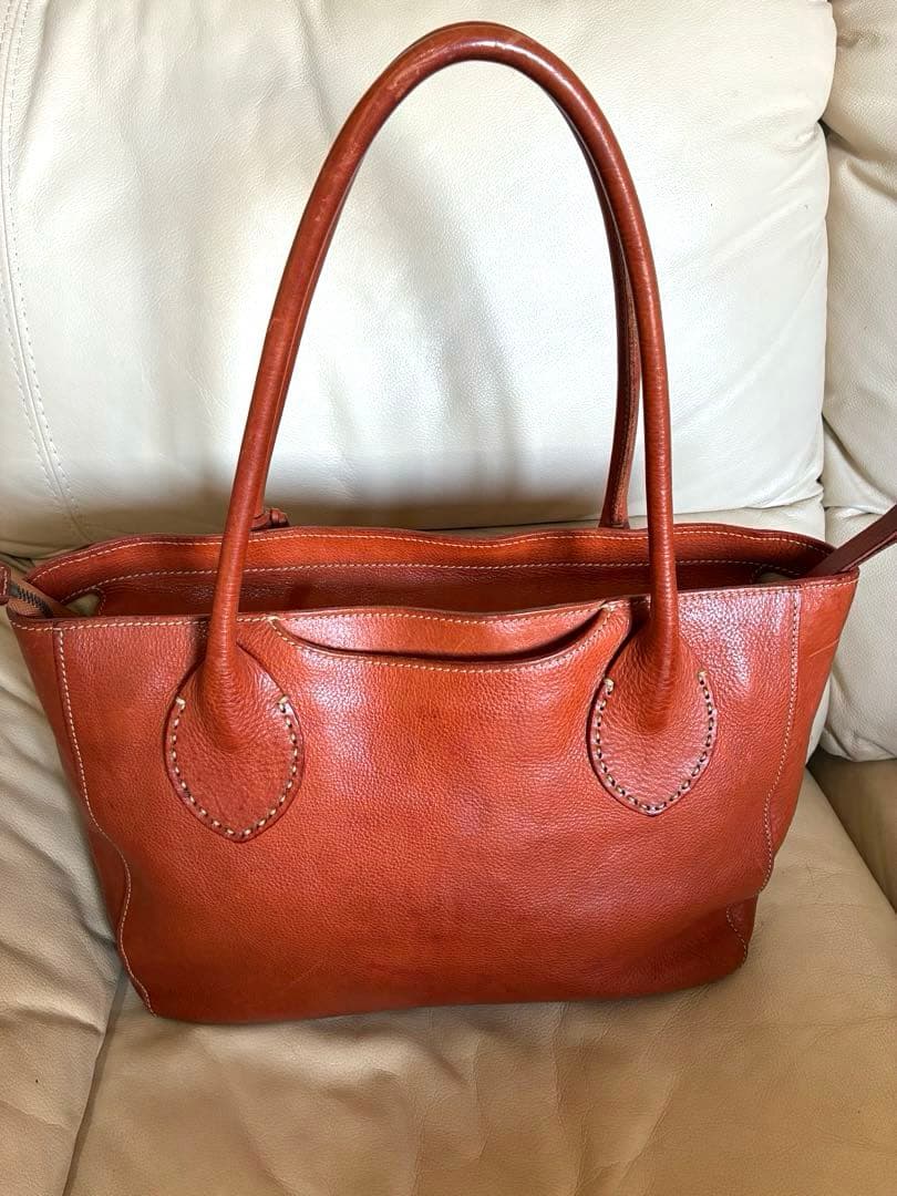 ゲンテン　genten　本革トートバッグ　パスケース付き