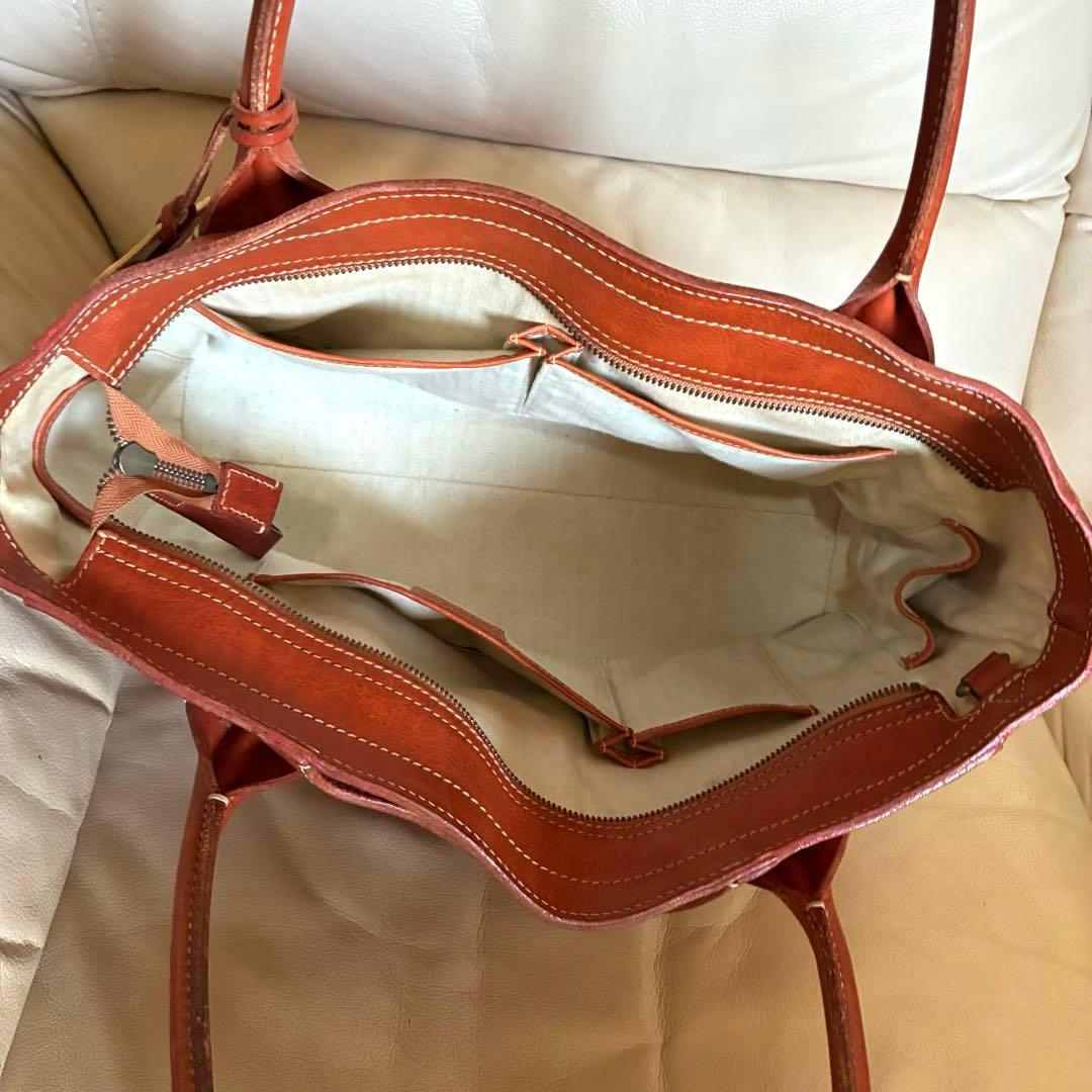 ゲンテン　genten　本革トートバッグ　パスケース付き