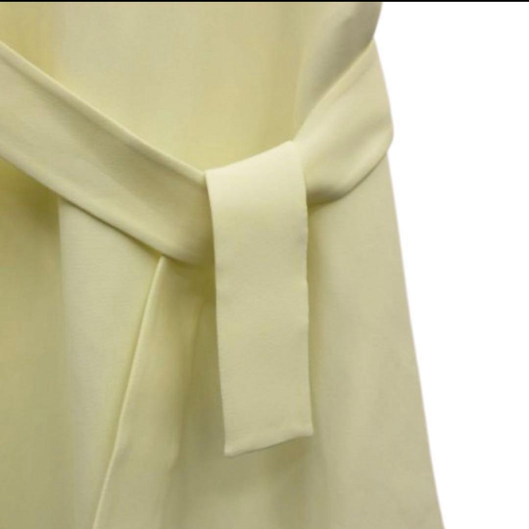 ミュウミュウ/ワンピース/花ビジュー装飾襟/ウエストリボン/パーティ