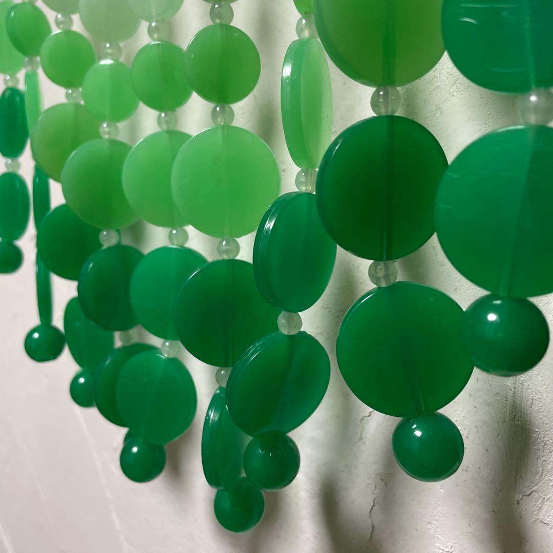 昭和　レトロ　ポップ　珠 のれん　暖簾　プラ