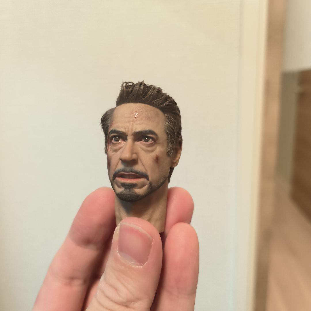 nut pizトニー・スターク ヘッドスカルプト 1/6