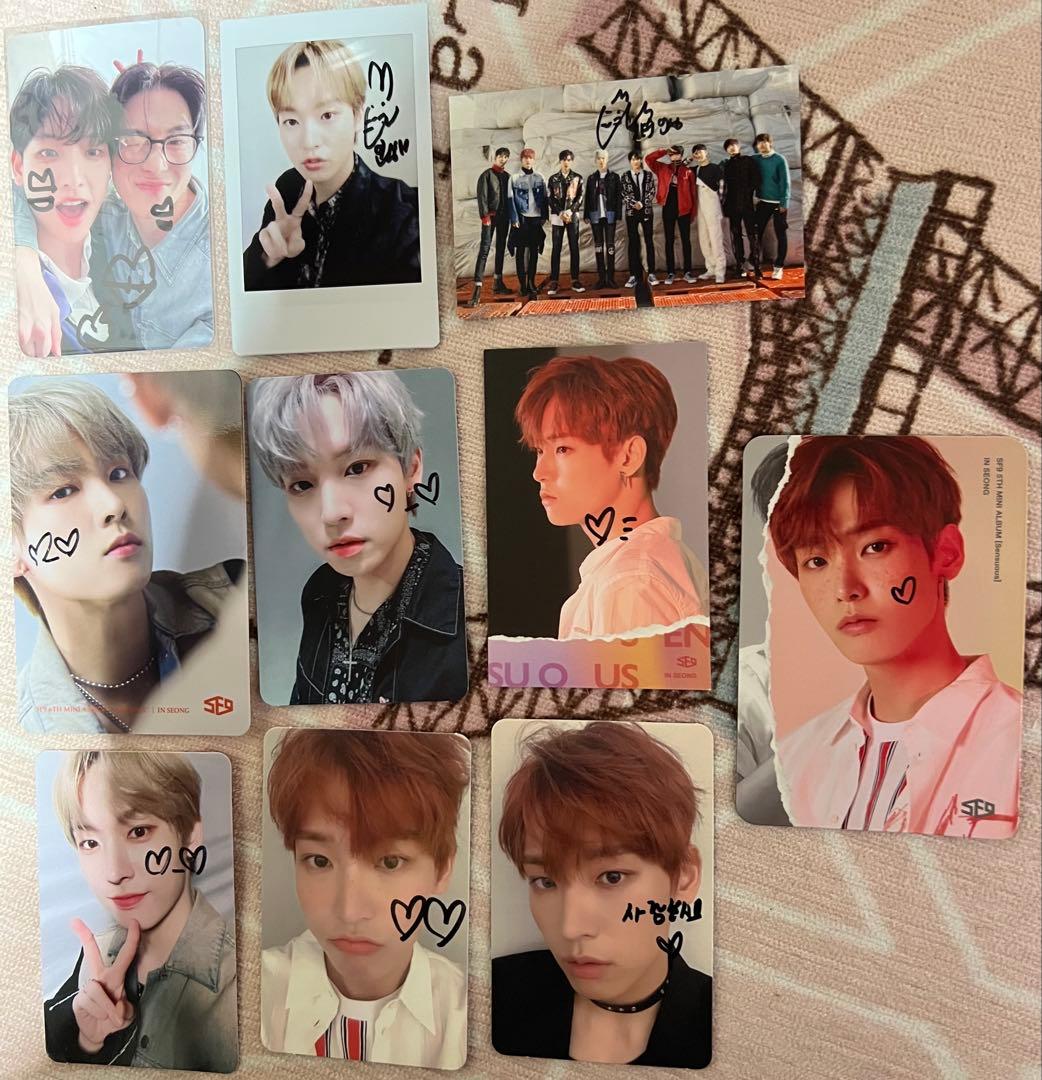 SF9☆インソン☆直筆サイン&直筆落書きトレカセット