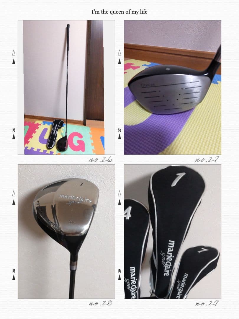 marieclaire レディース ゴルフクラブセット 右