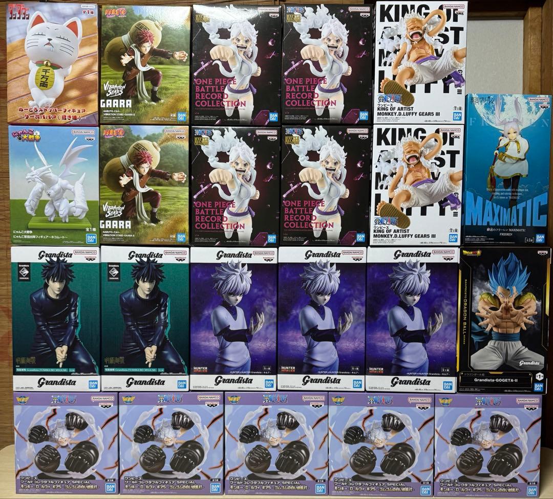 プライズフィギュア　ワンピース　ドラゴンボール　キルア　呪術廻戦