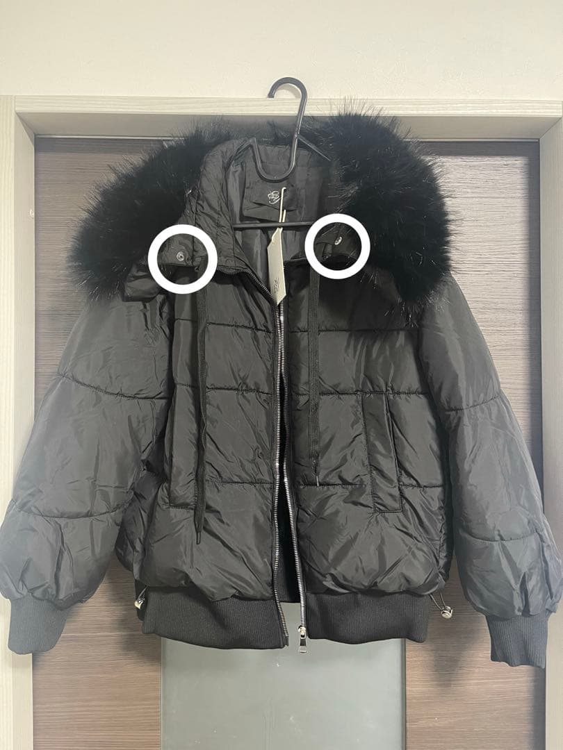 emmy ビッグカラーファータッチブルゾン