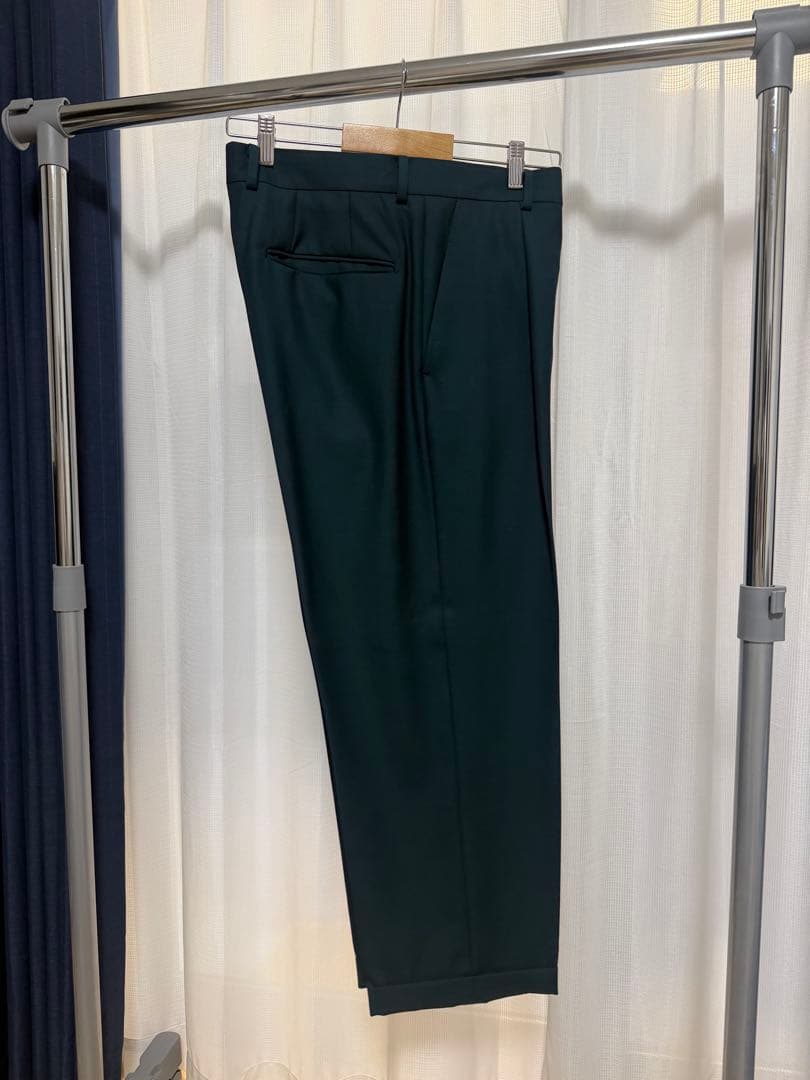 WACKOMARIA DORMEUIL ダークグリーンスラックス Mサイズ