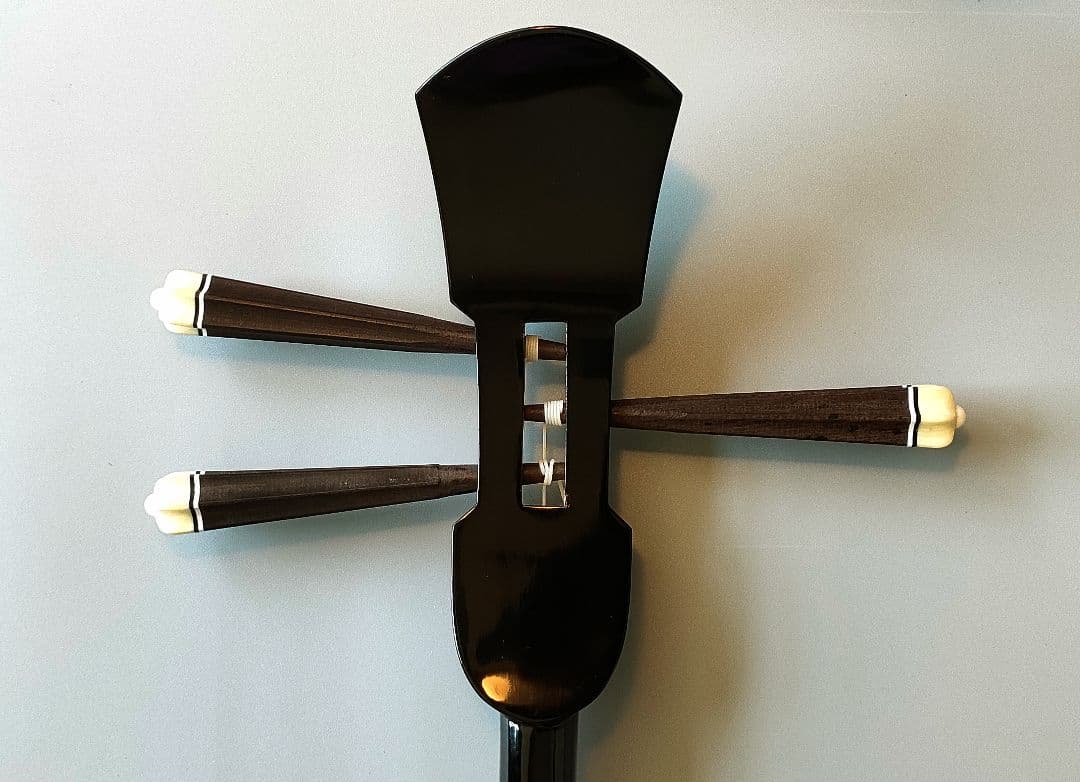 名工外間善盛作 王府期江戸与那城型復刻三線