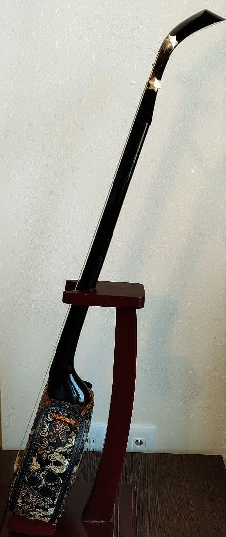 名工外間善盛作 王府期江戸与那城型復刻三線