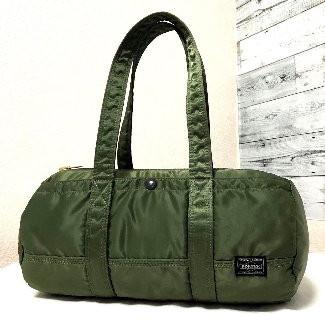 超美品✨希少 ポーター タンカー ダッフル ミニボストンバッグLサイズ セージ