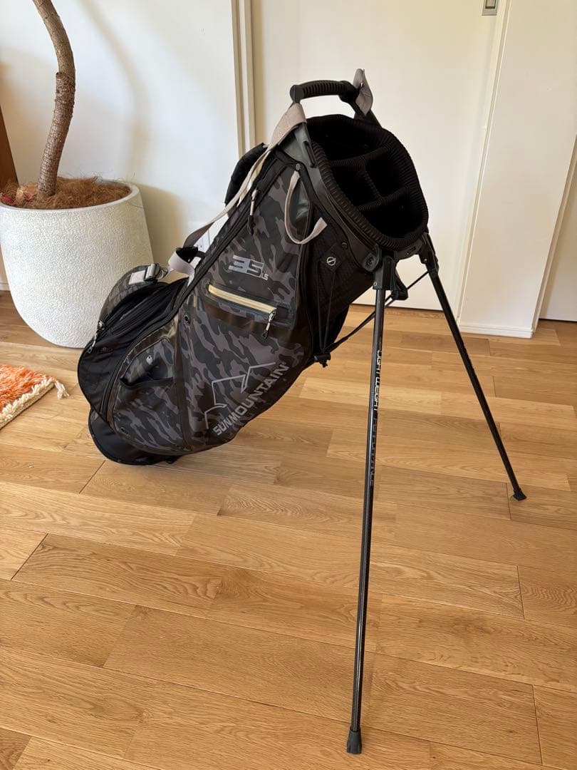 サンマウンテン　カモフラージュ スタンド式ゴルフバッグ
