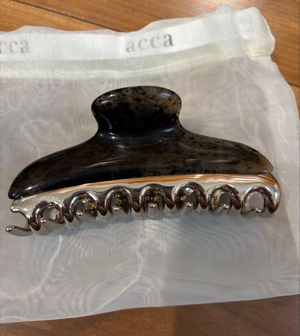 acca ヘアクリップ 収納袋付き　ラージ