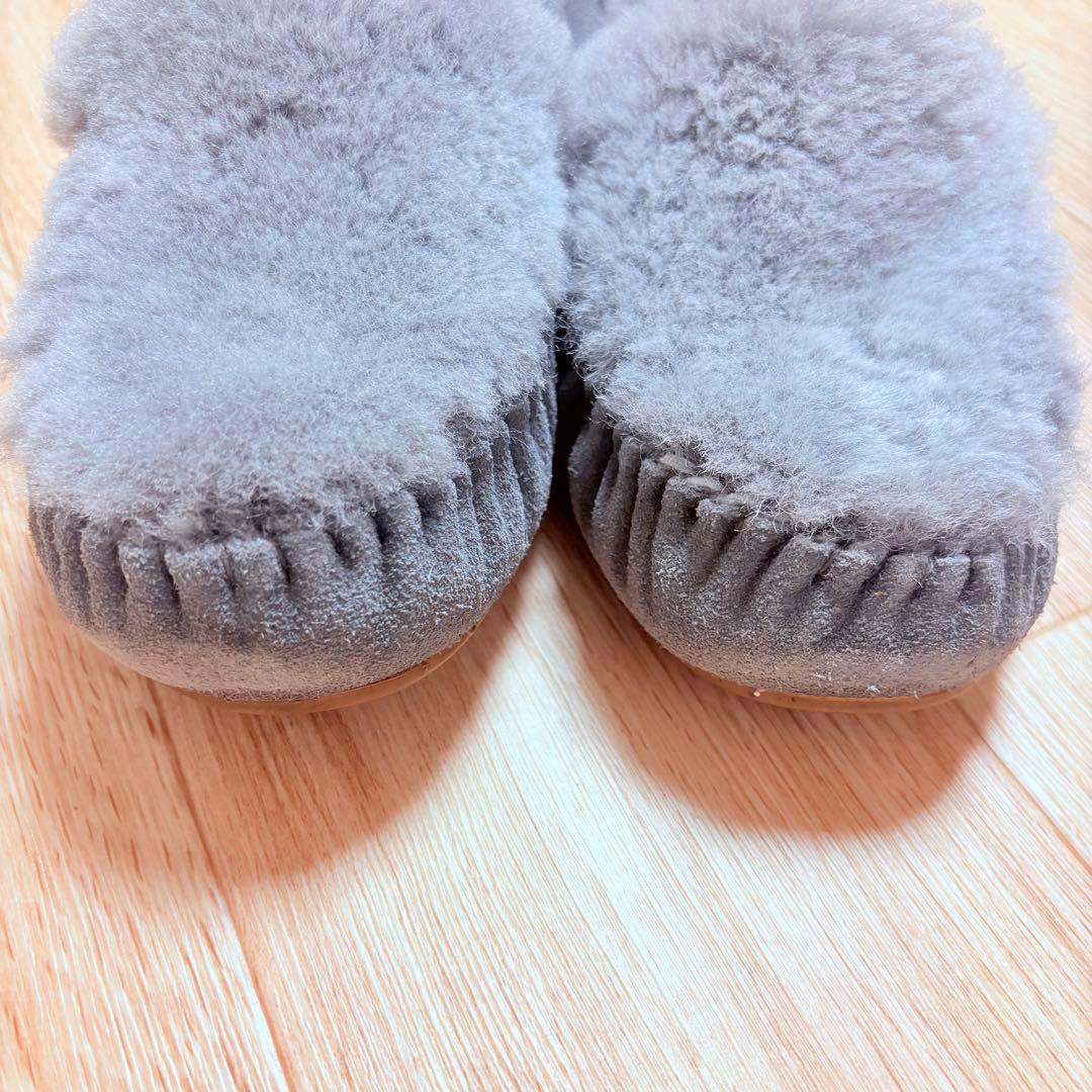 EMU Australia ムートン モカシン ケアンズ 24cm チャコール