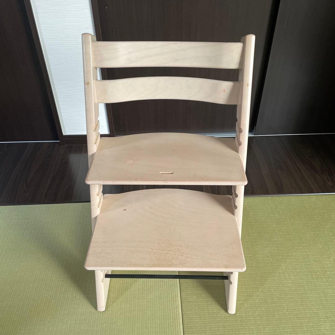 【人気色！】ストッケ トリップトラップ ナチュラル ビーチ材 ベビーチェア