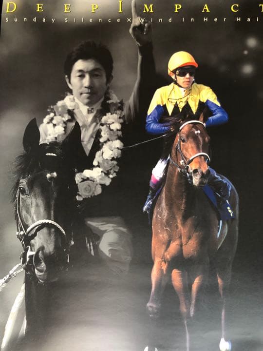 武豊直筆サイン入りディープインパクト  ポスター