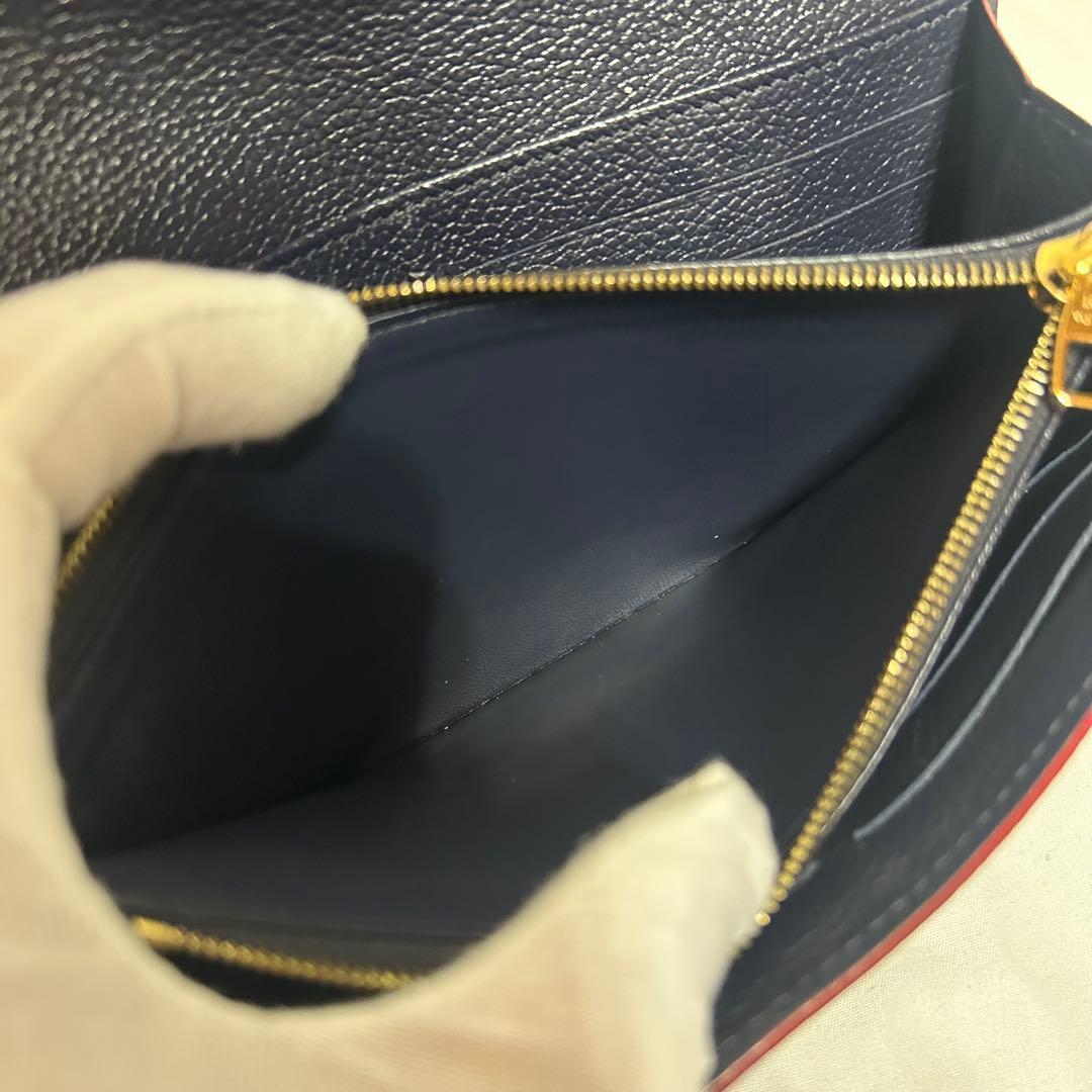 極美品❗️LOUIS VUITTON ルイヴィトン　モノグラム　ネイビー 長財布