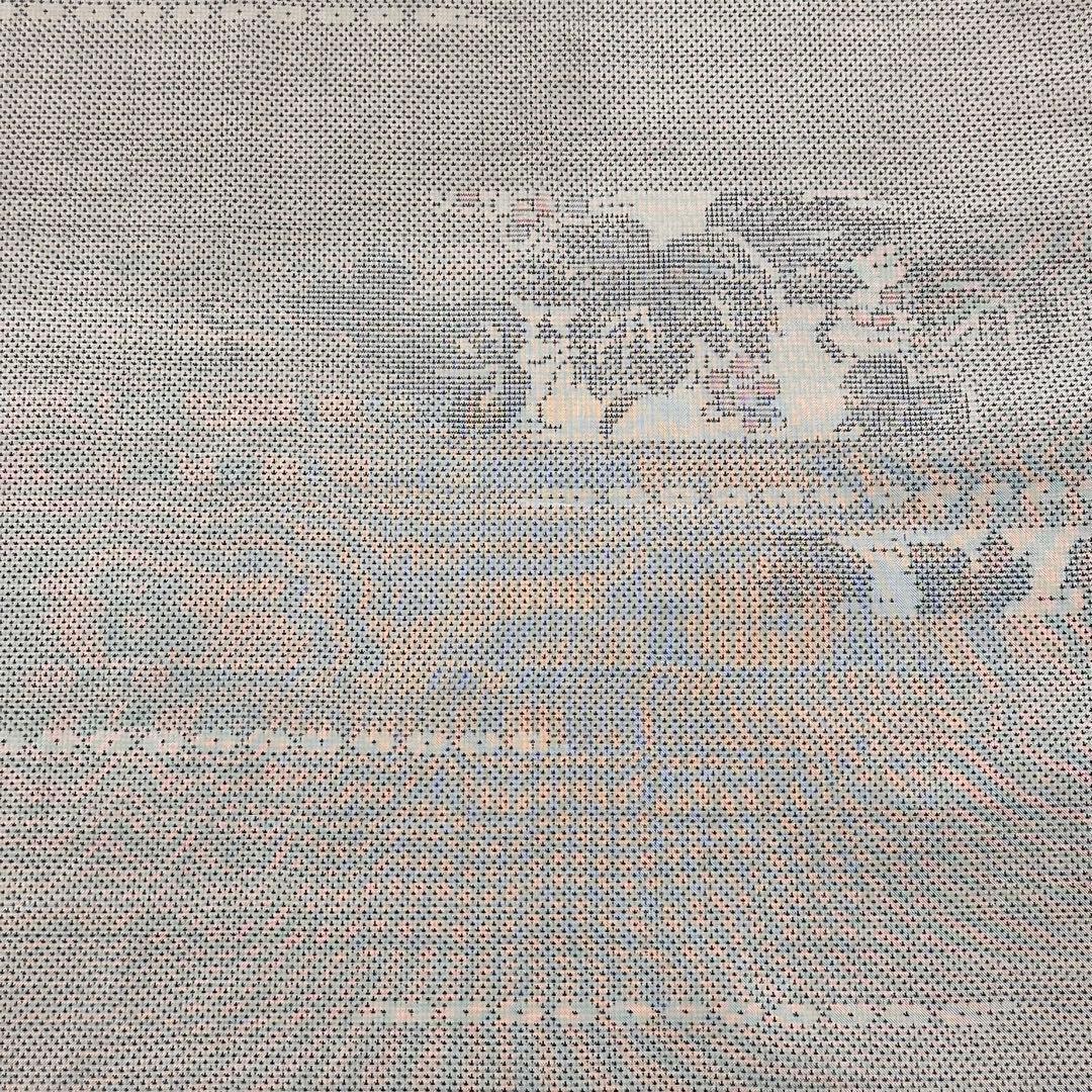 着物リメイク 大島紬(7マルキ)から袖なしカシュクールワンピース(M)